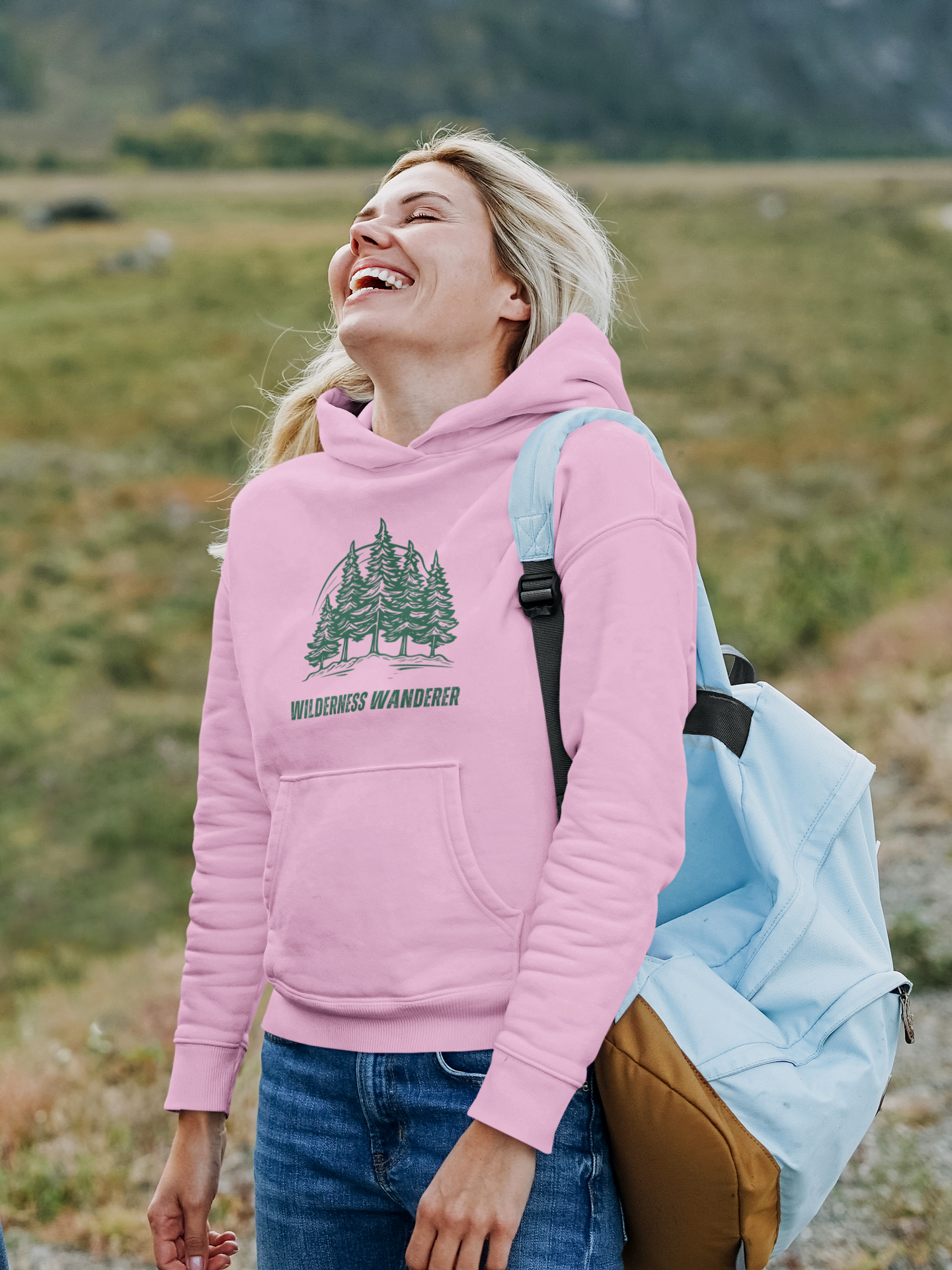 Wilderness Wanderer Unisex Hoodie – Adventure Hoodie for Hikers & Nature Lovers
