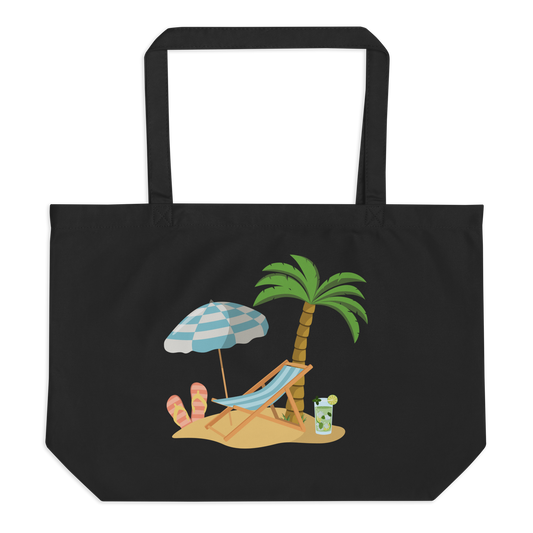 Large organic tote bag